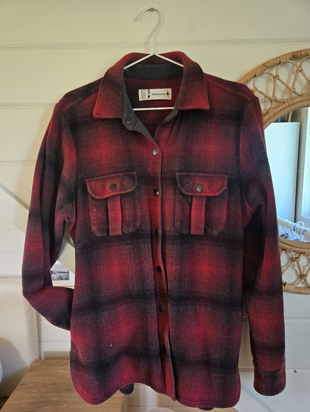 Smart Wool Womens Plaid Jacket